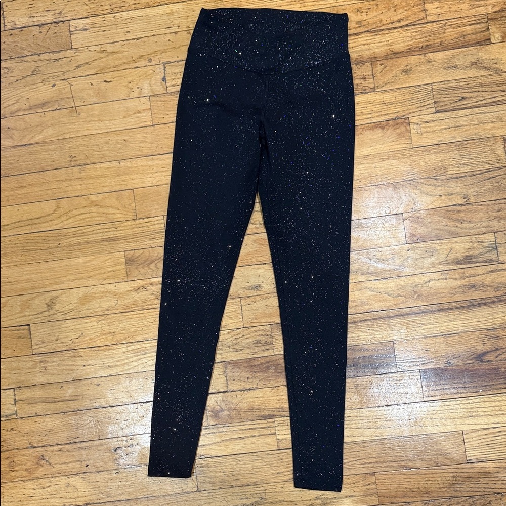 ASOS Black and Gold Speckled Leggings